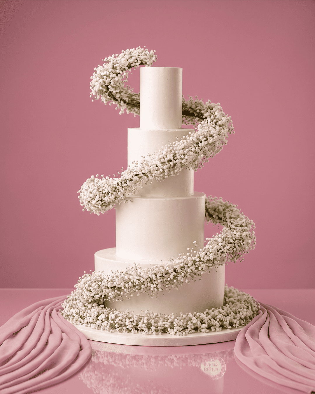 Wedding Spiral Cake